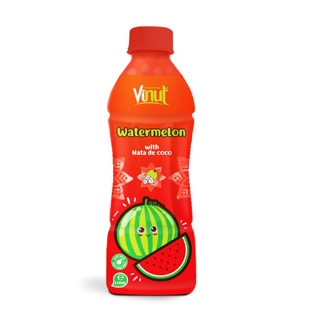 350ml Bottled Watermelon Juice with nata de coco